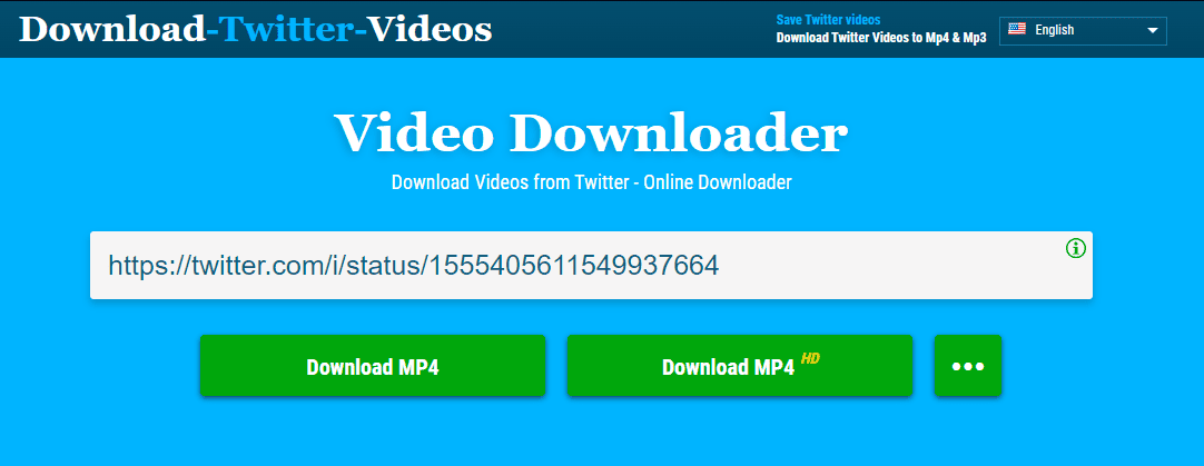 Download-Twitter-Videos with link