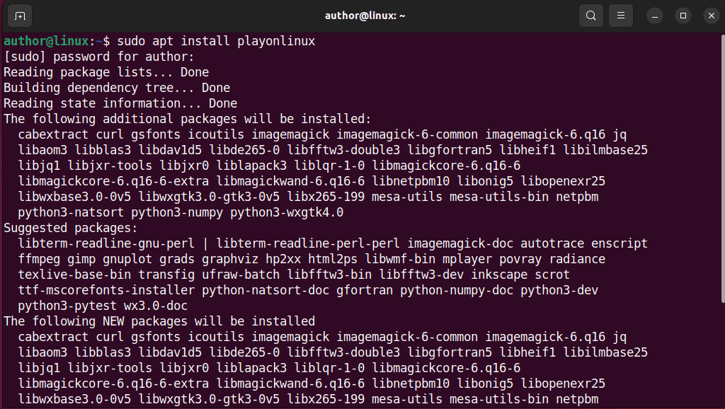 installing playonlinux on ubuntu