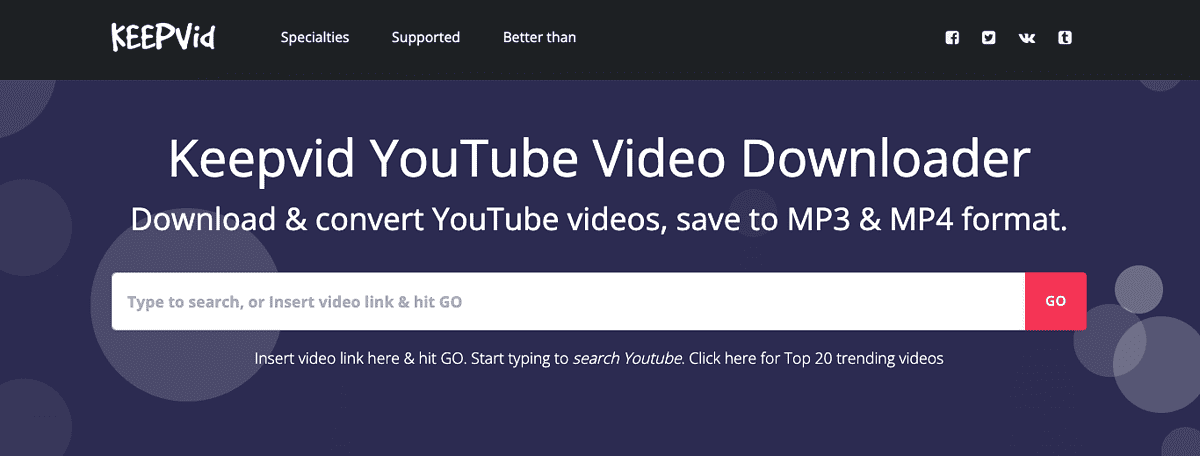 KeepVid Mixcloud Downloader