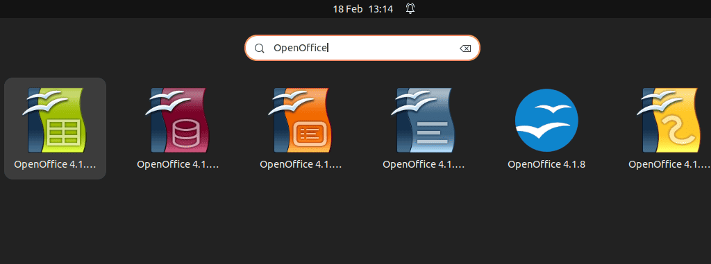 launching openoffice applications on linux