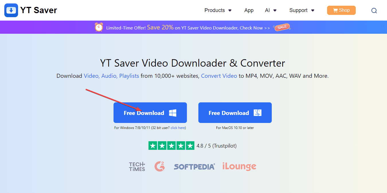 Downloading YT Saver
