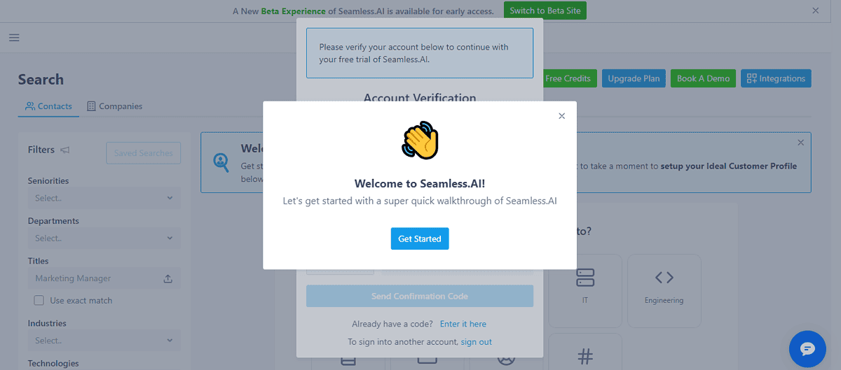 Welcome to Seamless AI page