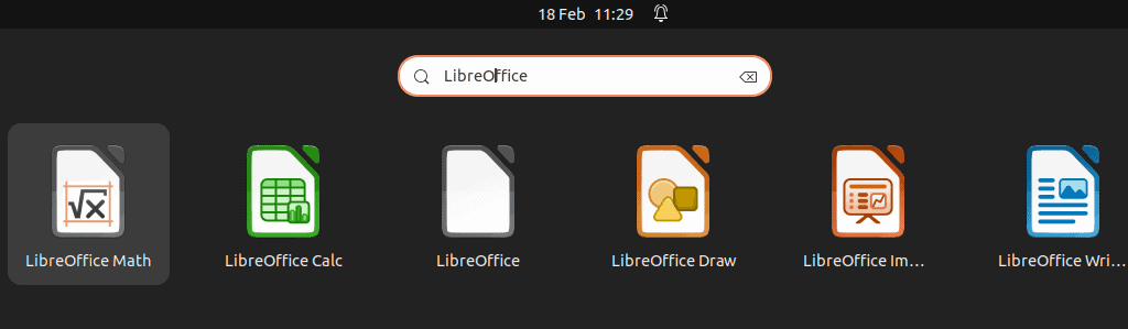 viewing libreffice application on linux