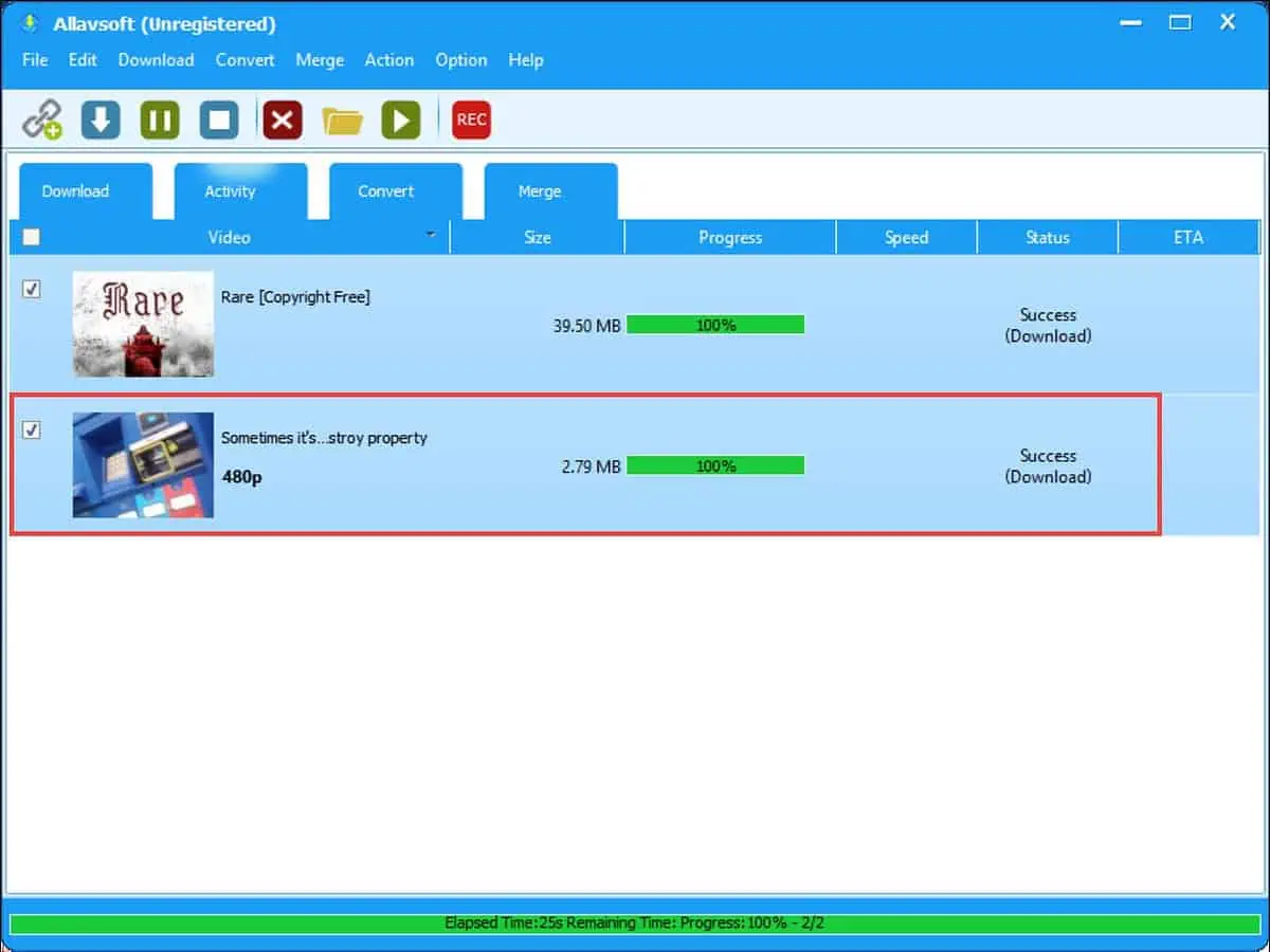 Allavsoft video downloaded