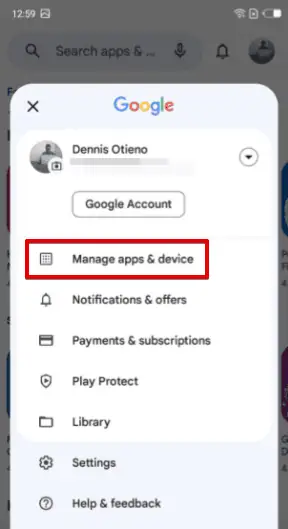 Manage apps and devices