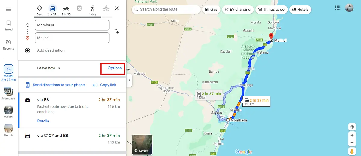 Google Maps RV Mode - How To Create an RV-Friendly Route