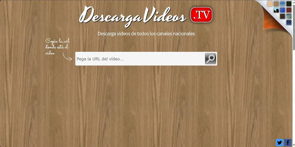 DescargaVideos website