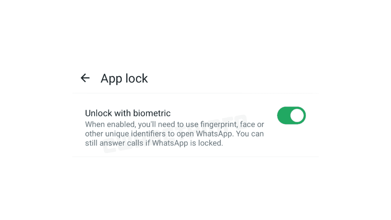WhatsApp expanding the authentication options after previously only supporting biometrics