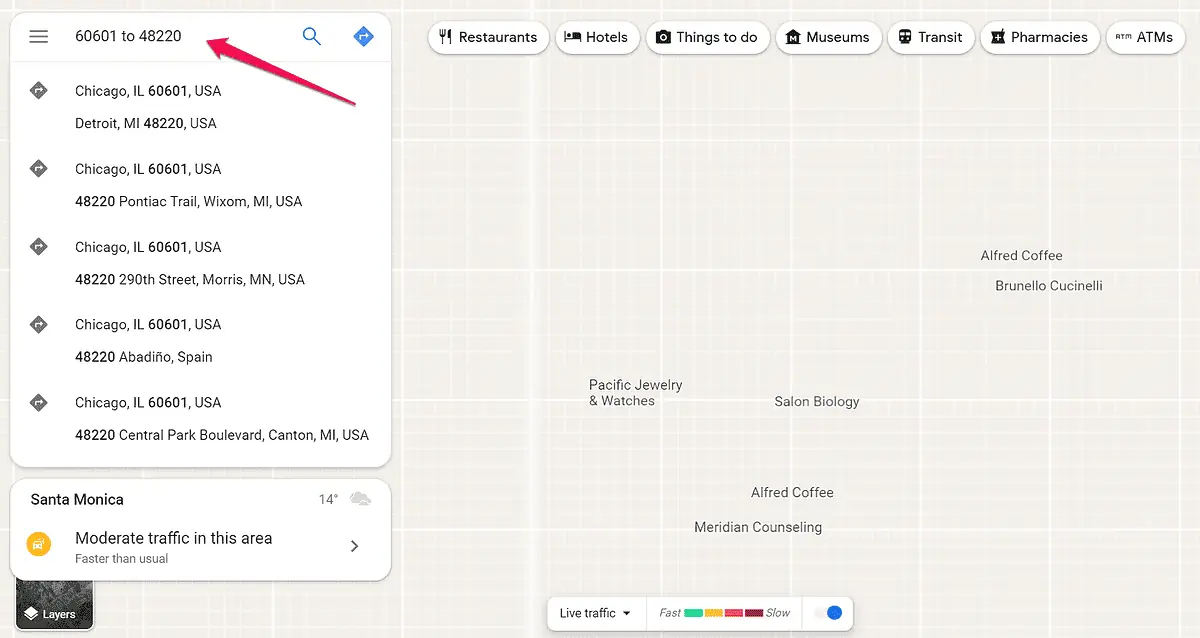 Cómo Medir La Distancia Entre Códigos Postales En Google Maps