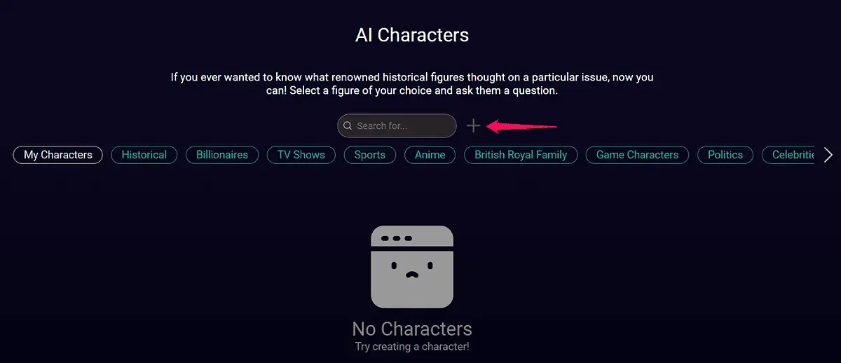 Creating a custom AI character in Deep AI