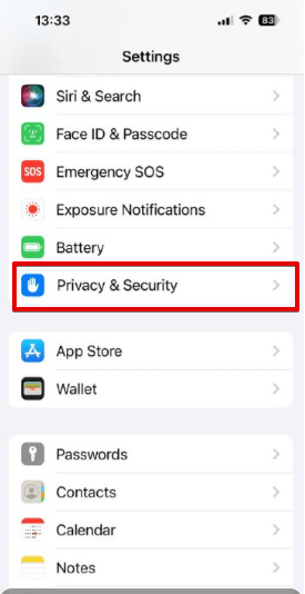 iOS privacy & security