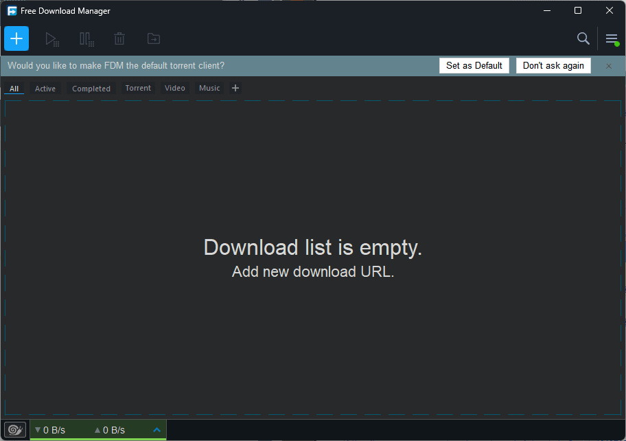 Free Download Manager interface