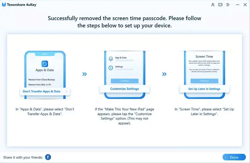 Don’t Transfer Apps & Data