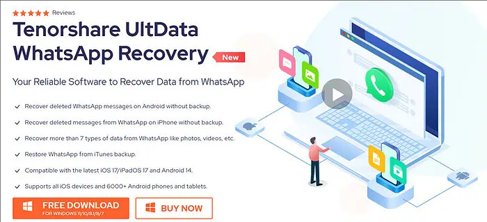 Tenorshare UltData WhatsApp Recovery Review - Does It Work?