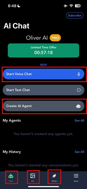 Oliver, Voice Chat With AI 1