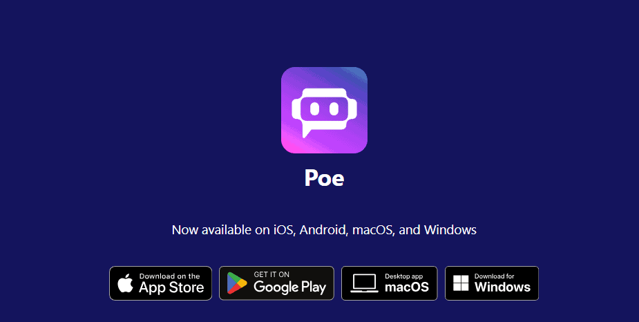 Poe AI platform