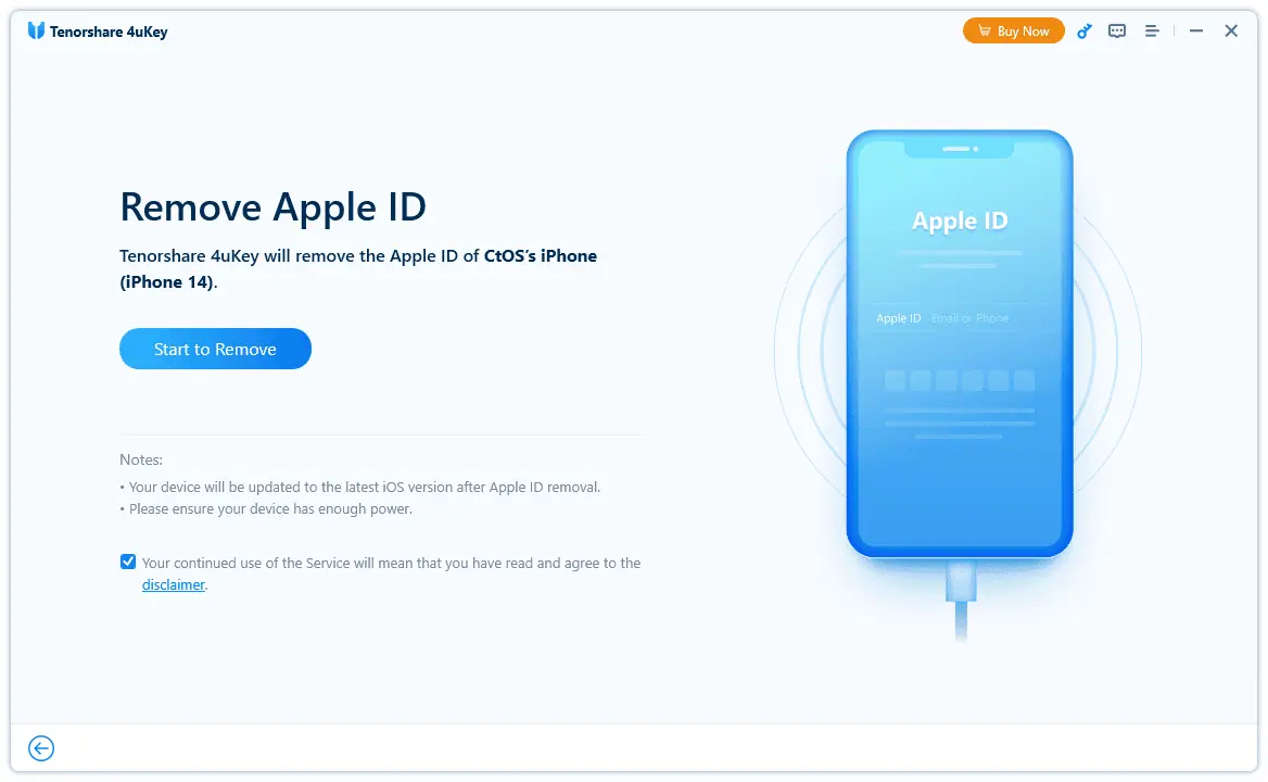 Remove Apple ID