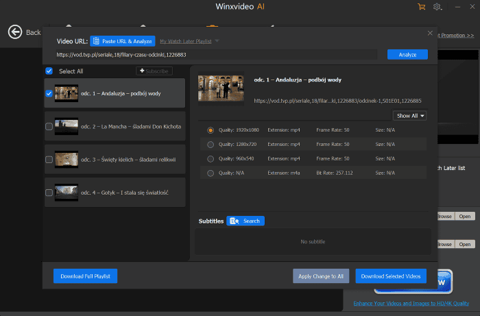 WinX Video Downloader