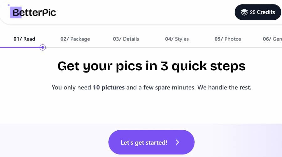 BetterPic get started