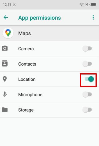 Enable Location