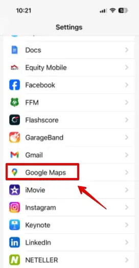 Google Maps App