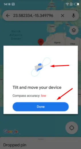 Tilt and move your device