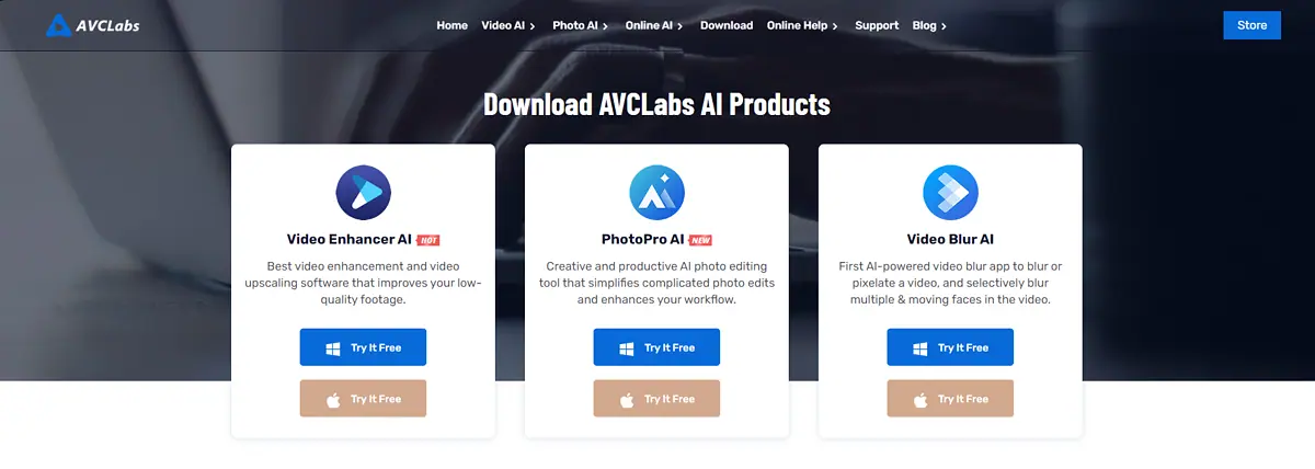 AVCLabs download page