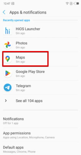 Select Google Maps