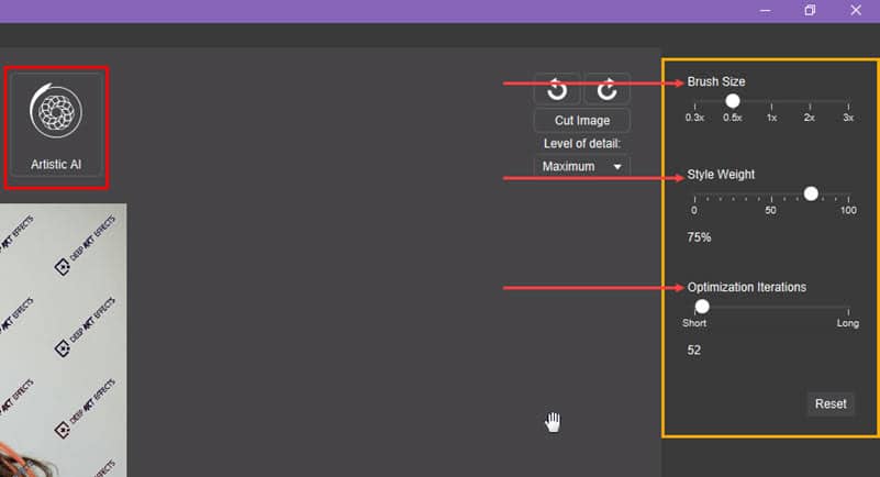 AI model specific quality controls