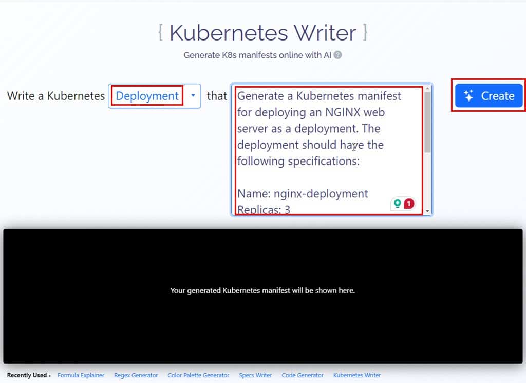 Kubernetes Writer