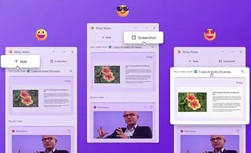 Приложение Microsoft Sticky Notes