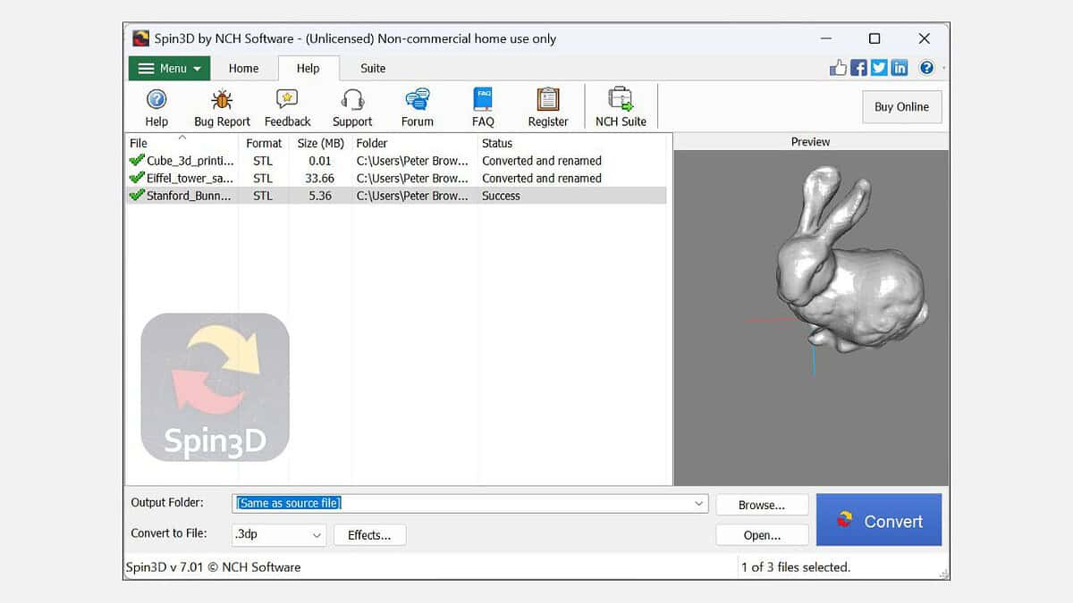 Nch software spin 3d review is it the best 3d file converter 
