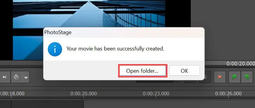 Open Folder to access Slideshow