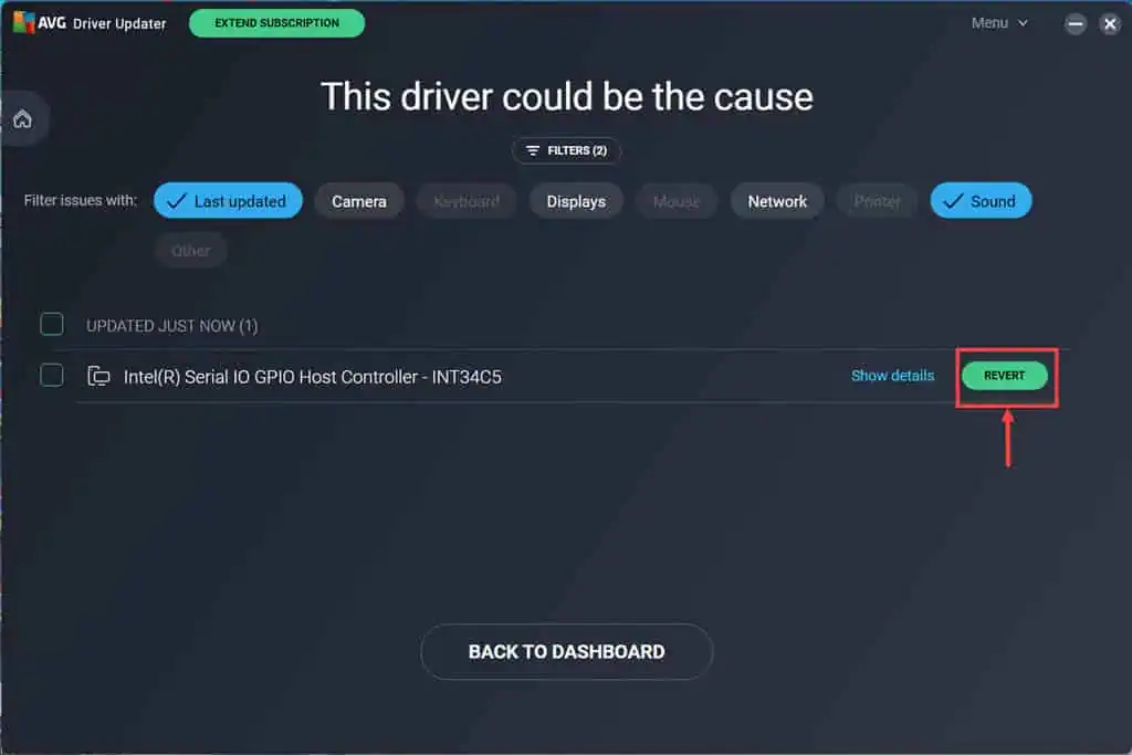 Revert the drivers