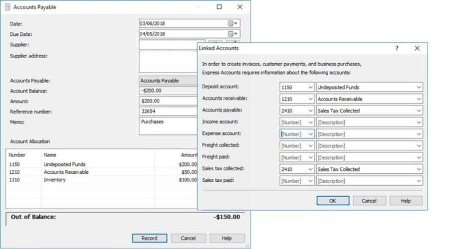 Accounts Payable interface