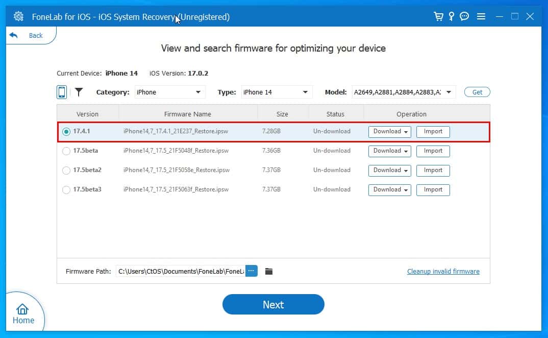 automatically detect the device details