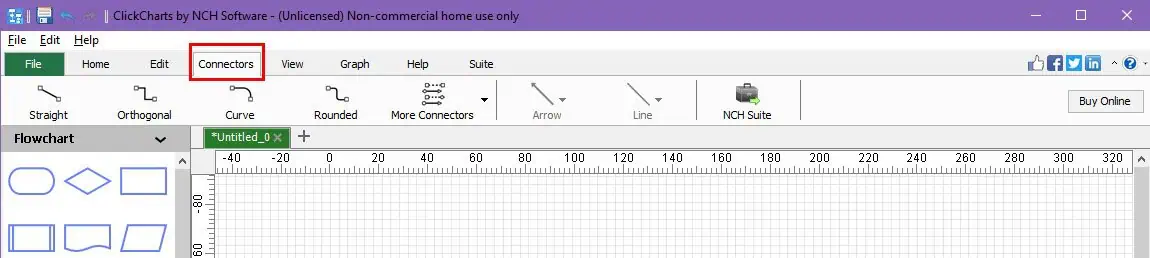 connectors clickcharts