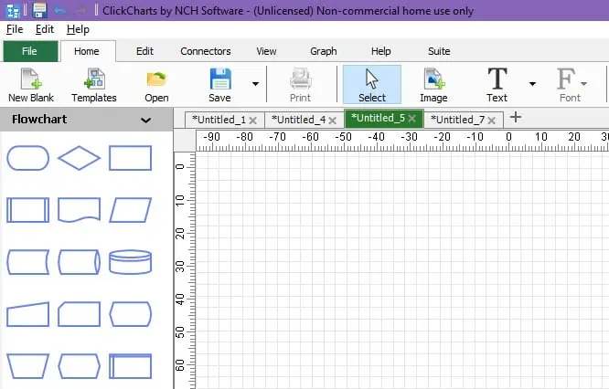 grids with rulers