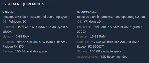 helldivers 2 system requirements