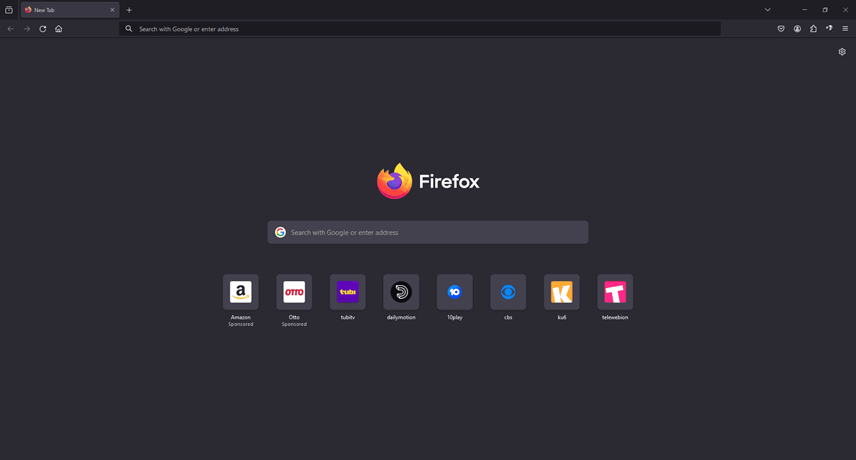 mozilla firefox interface