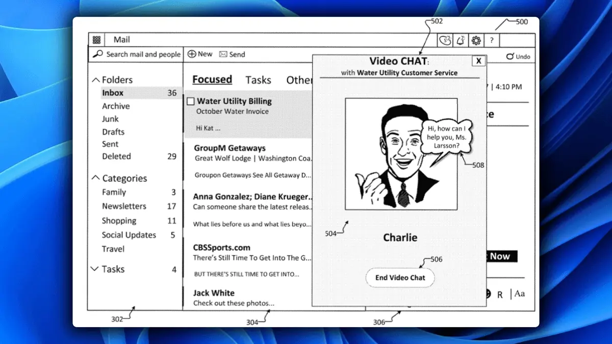 Patent společnosti Microsoft na systém zasílání zpráv s podporou chatu