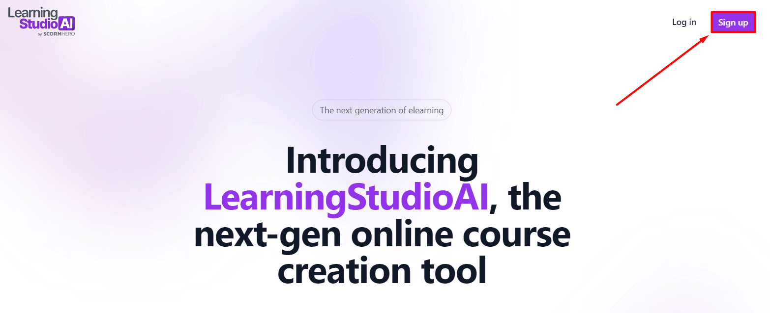 Learning Studio AI tutorial sign up