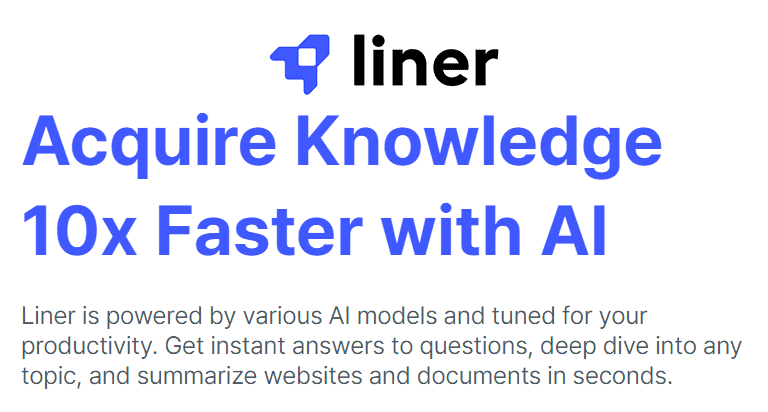 What is Liner AI