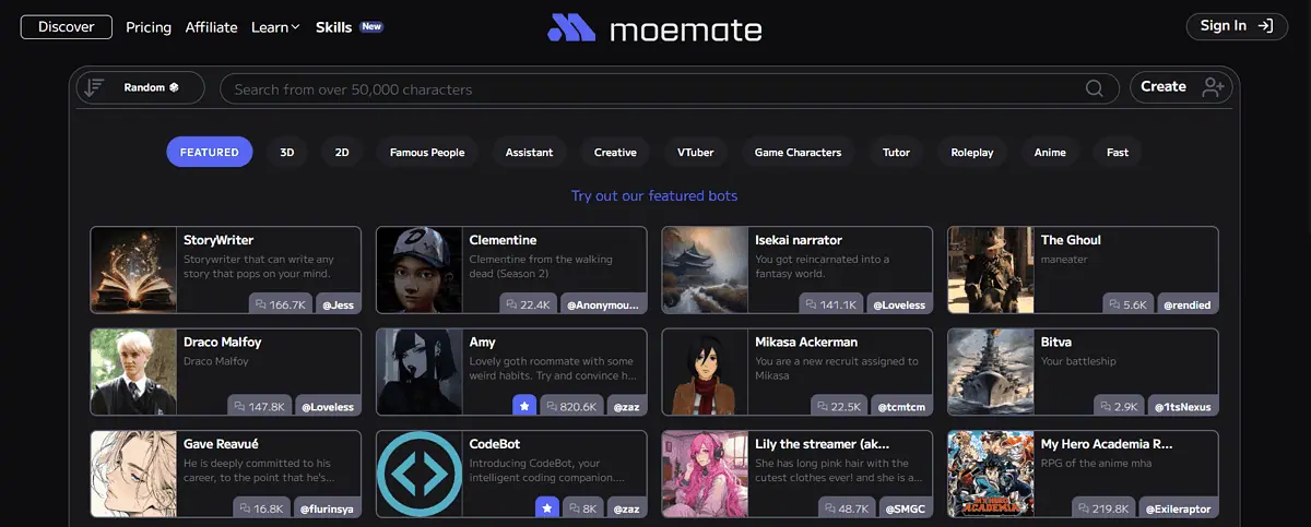 What is Moemate AI