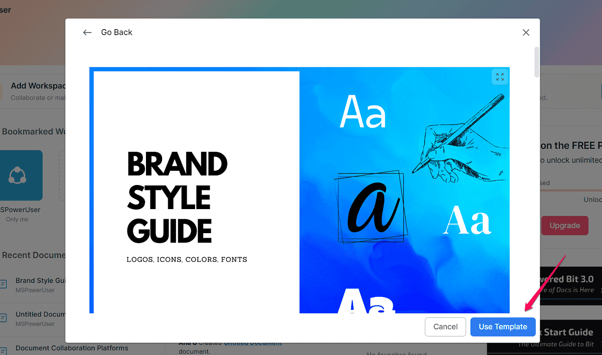  Brand Style Guide template