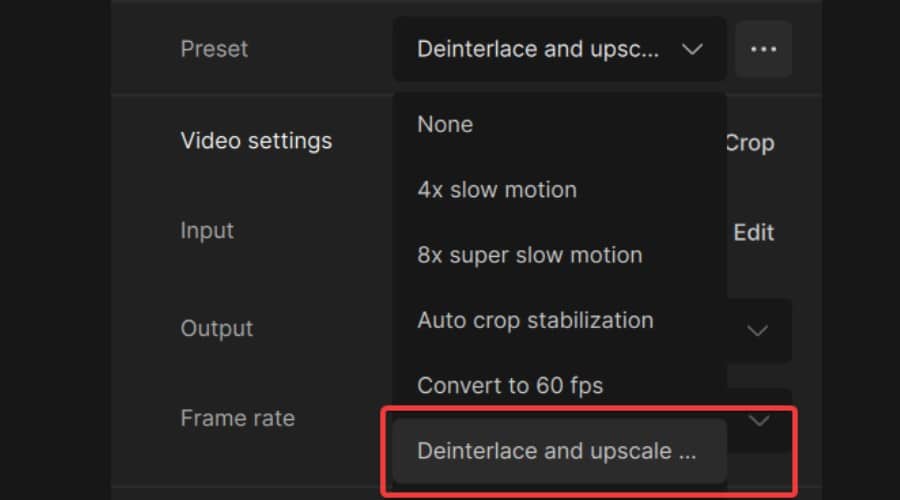 How to deinterlace videos