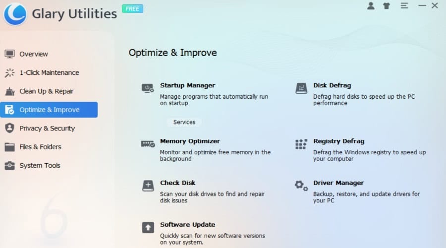 Glary Utilities - Optimize and Improve