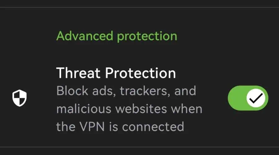 Turn on Threat Protection