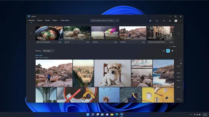 Photos app on Windows 11