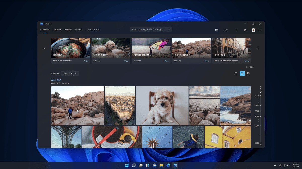 Photos app on Windows 11